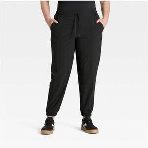 2 LOT - Women's Soft Stretch Mid-Rise Joggers - All In Motion Sz Small